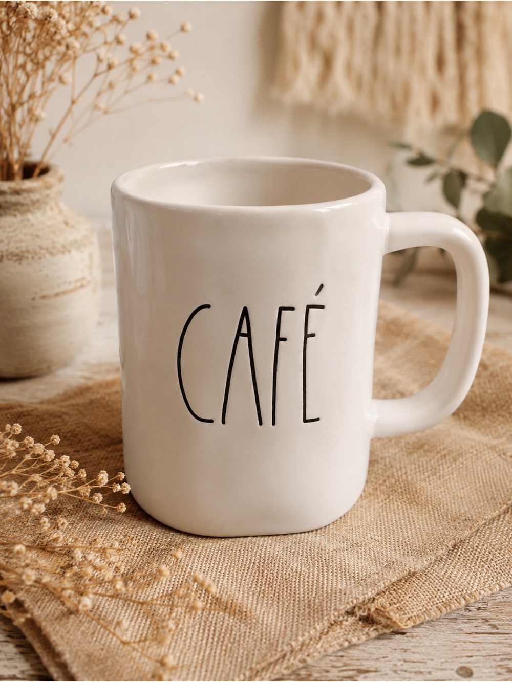 Rae Dunn “Cafe” Coffee Cup Mug LL Farmhouse